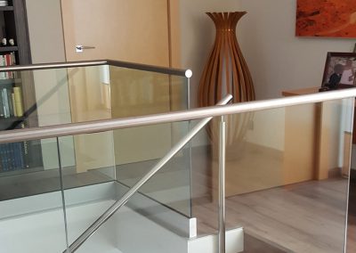 Barana interior vidre i inoxidable